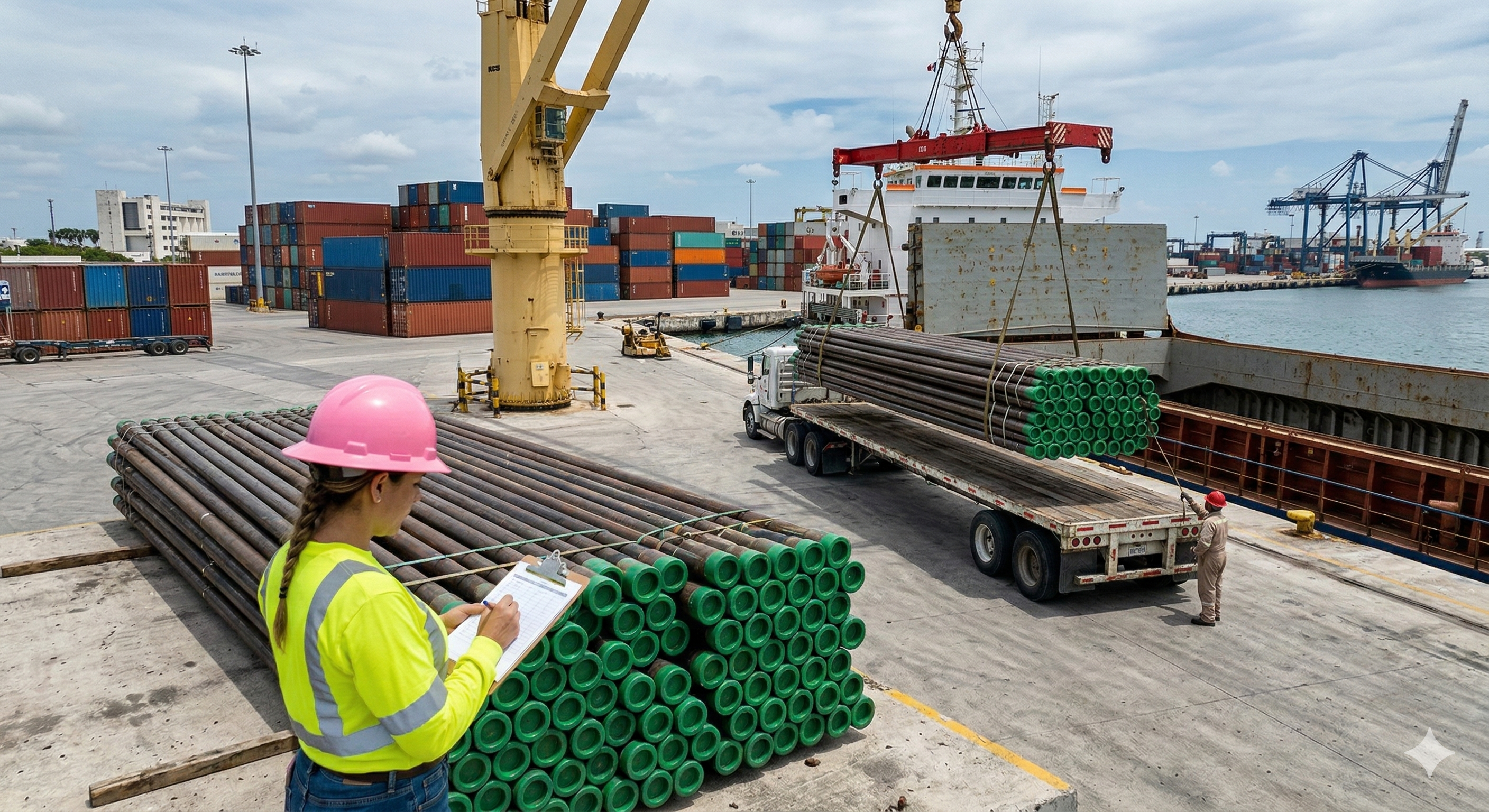 Spreader bar lifting operation